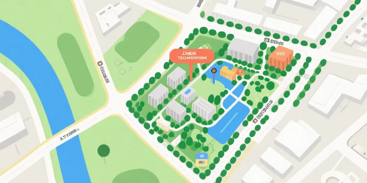 上海办公地点示意图